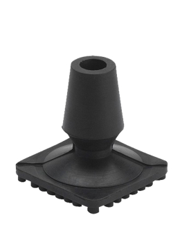 Ossenberg Gummifuß BIG FOOT viereckig mit Stahleinlage