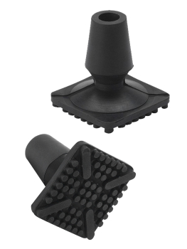 Preview: Ossenberg Gummifuß BIG FOOT viereckig mit Stahleinlage