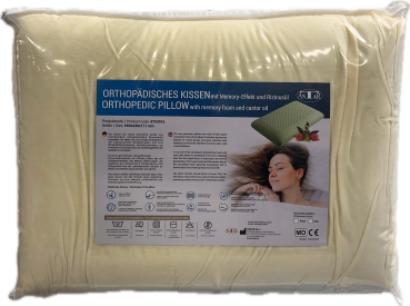 Antar Orthopädisches Nackenkissen AT03016 mit Rhizinusöl