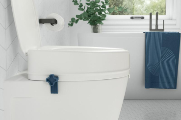Preview: Invacare Toilettensitzerhöhung Aquatec PURE CALA 10cm mit Deckel