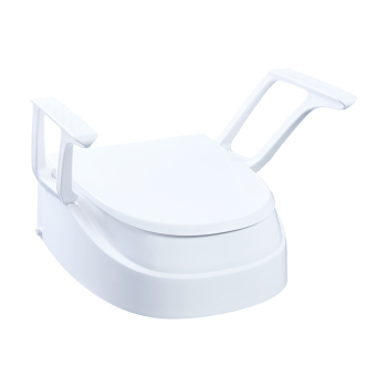 Dietz Toilettensitzerhöhung SMART FIX mit Armlehnen und Deckel