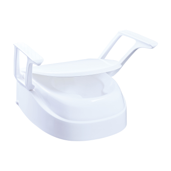Dietz Toilettensitzerhöhung SMART FIX mit Armlehnen und Deckel