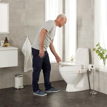 Etac Toilettensitzerhöhung MY-LOO 6cm mit Klammern und Deckel