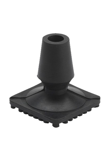 Ossenberg Gummifuß BIG FOOT viereckig mit Stahleinlage