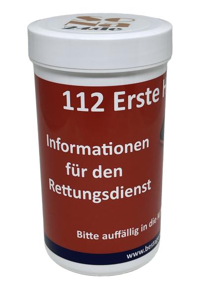SoNa24 Erste Hilfe Dose Notfallpass