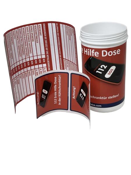 SoNa24 Erste Hilfe Dose Notfallpass