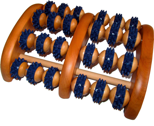 Sundo Fußmassageroller HOLZ für beide Füße