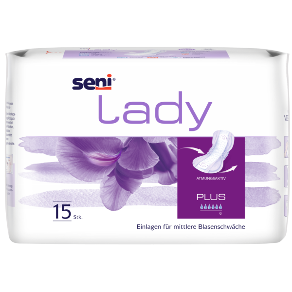 TZMO Seni Lady Plus 6 Tropfen | mittlere Inkontinenz