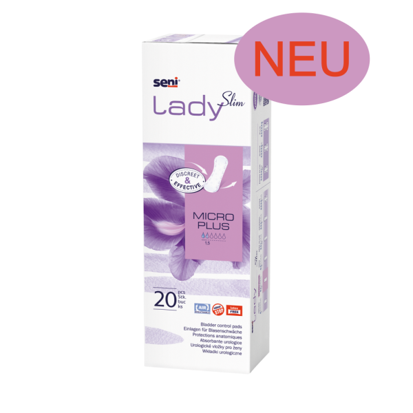 TZMO Seni Lady Slim Micro Plus 1,5 Tropfen | Tröpfcheninkontinenz