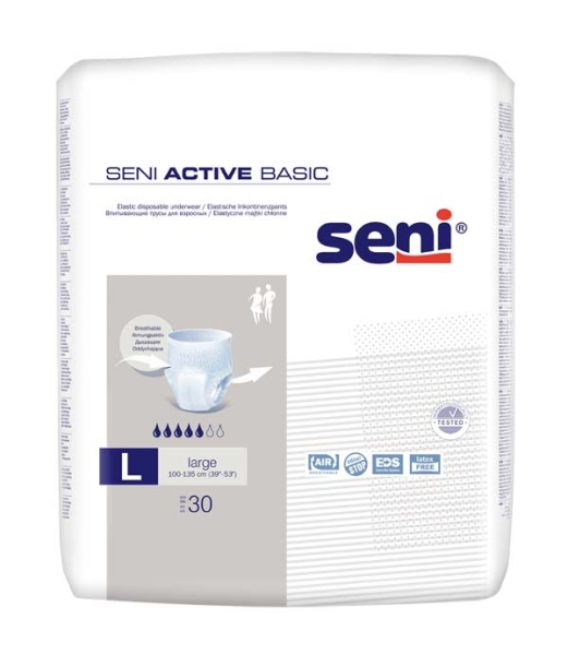 TZMO Seni Active Basic Pants Gr. L | mittlere Inkontinenz
