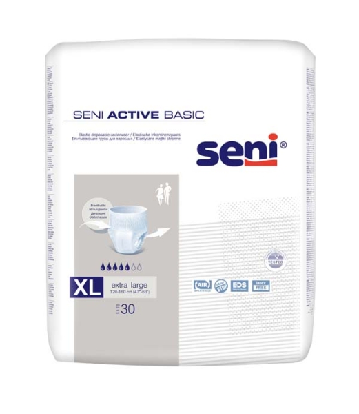 TZMO Seni Active Basic Pants Gr. XL | mittlere Inkontinenz