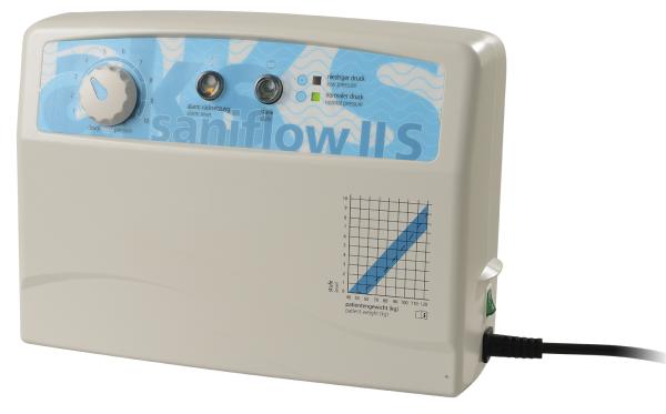 AKS Saniflow II S Wechseldruck Auflagesystem