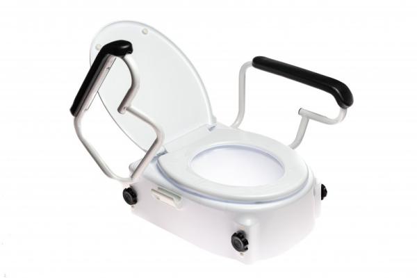 Antar Toilettensitzerhöhung AT51204 Armlehnen und Deckel