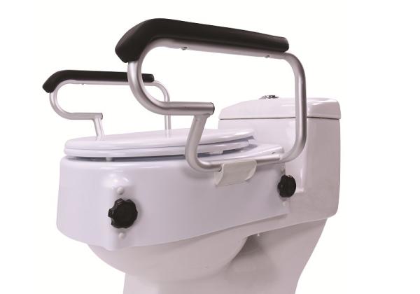 Antar Toilettensitzerhöhung AT51204 Armlehnen und Deckel