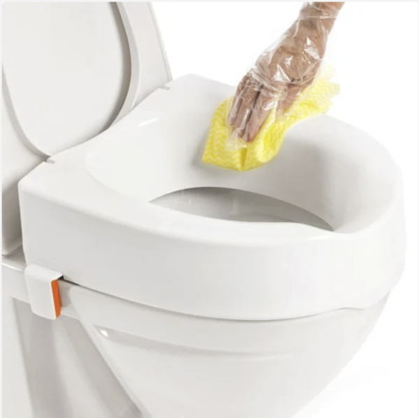 Etac Toilettensitzerhöhung MY-LOO 10cm mit  Klammern und Deckel