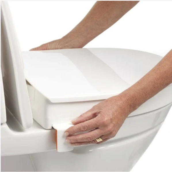 Etac Toilettensitzerhöhung MY-LOO 10cm mit  Klammern und Deckel